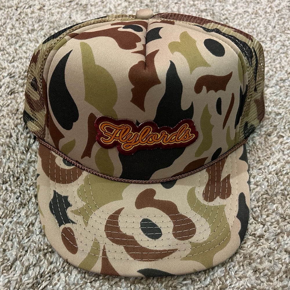 NWOT — Flylords Camo Trucker Hat